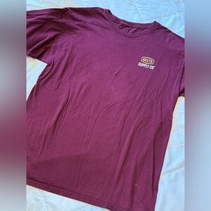 Brixton Men's Burgundy Short Sleeve Tee